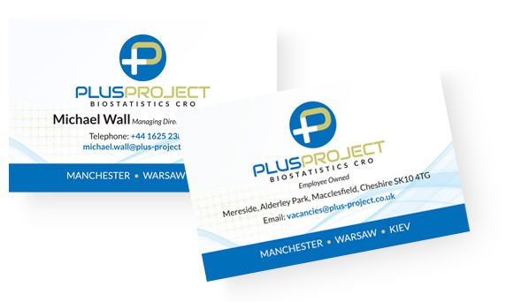 Plus Project business cards