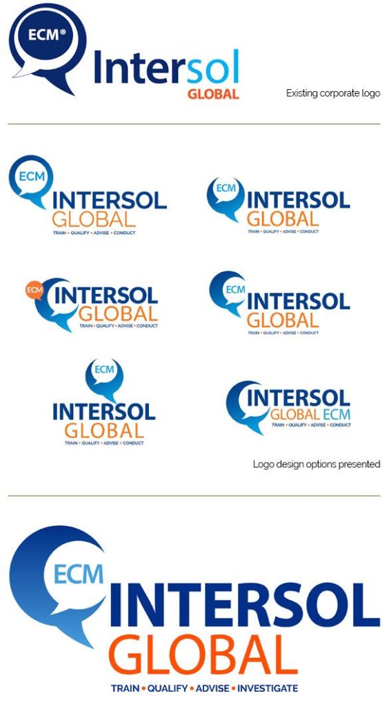 Intersol Global brand logo process