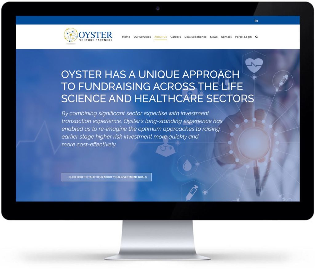 Oyster Venture Partners desktop