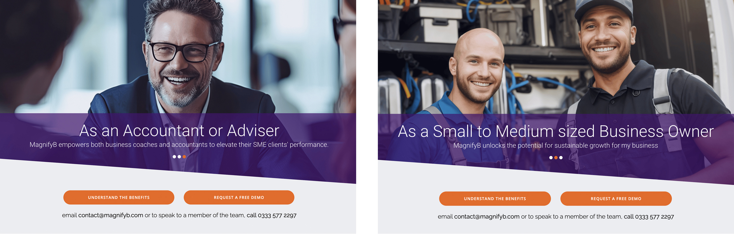 Magnify B - Mission Control for Business Success Web Pages