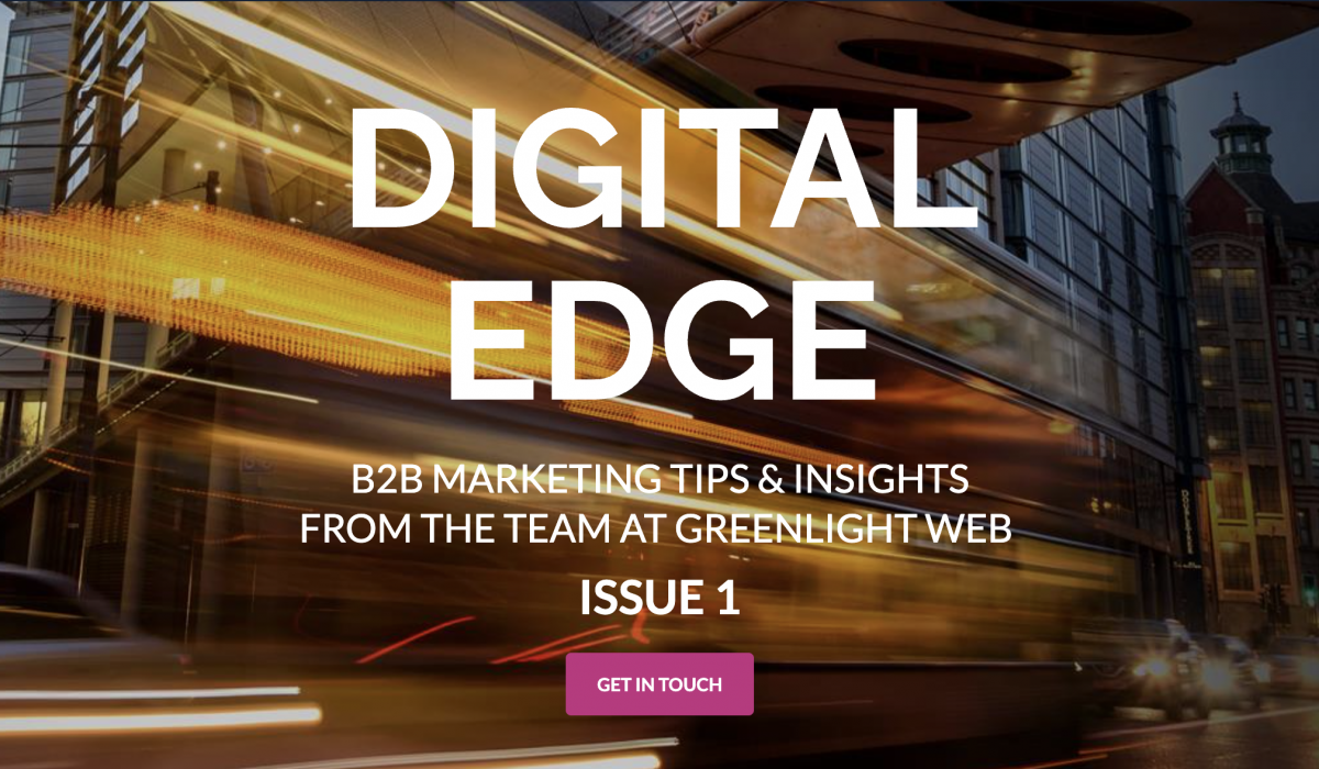 Digital Edge Newsletter - Issue 1
